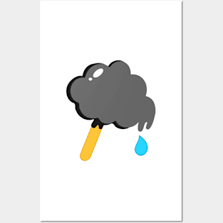 Rain  Ice Cream Posters and Art